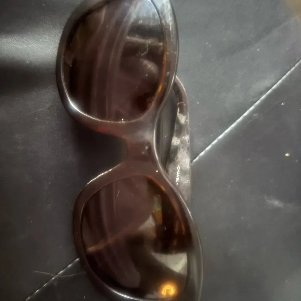 Chanel logo dress glasses vintage gold cc sunglasses accessory eyewear